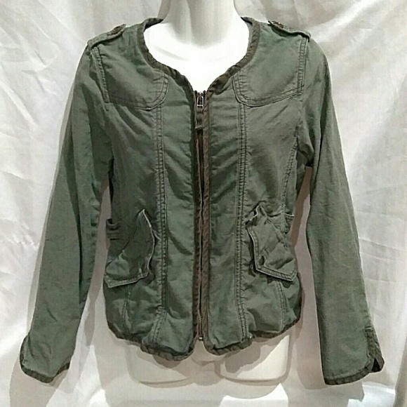 Anthropologie Crocheted Military Jacket DOL - Picture 6 of 7